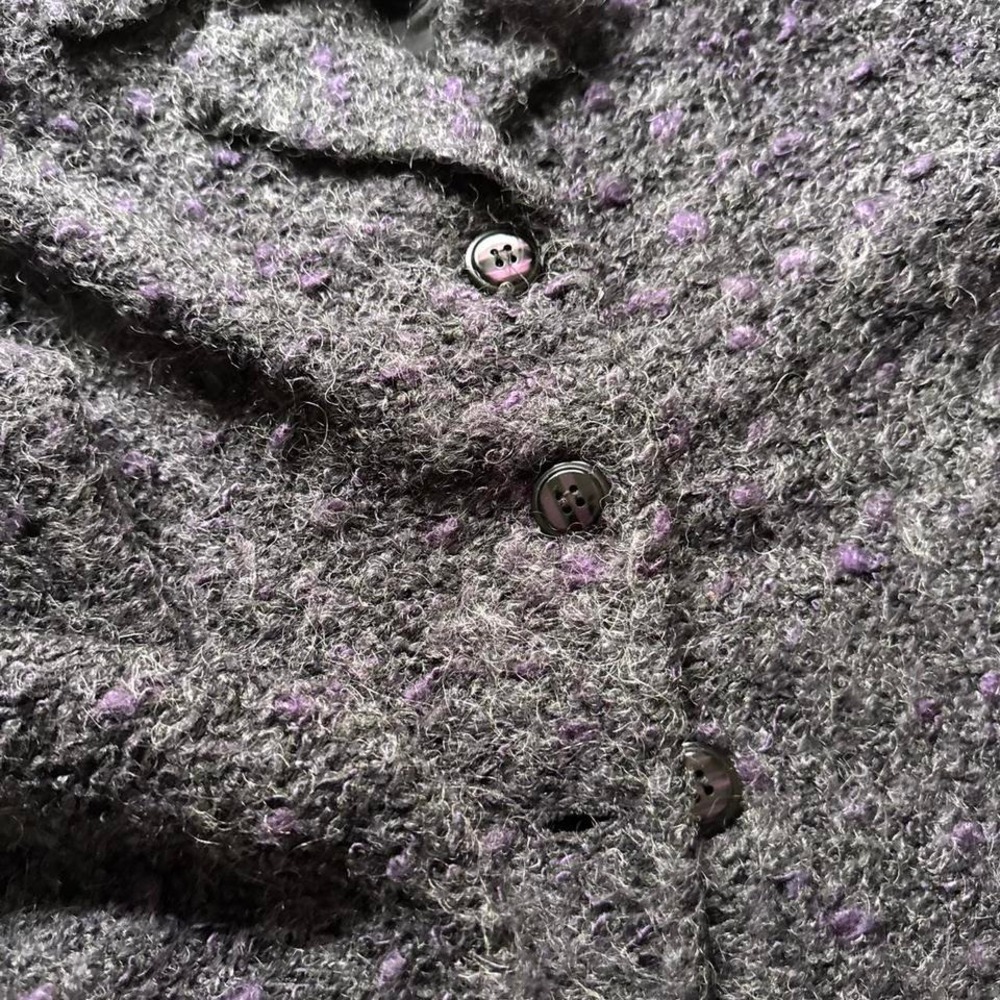 Y2K Fuzzy Purple Shacket - Lightweight - Picture 6 of 7